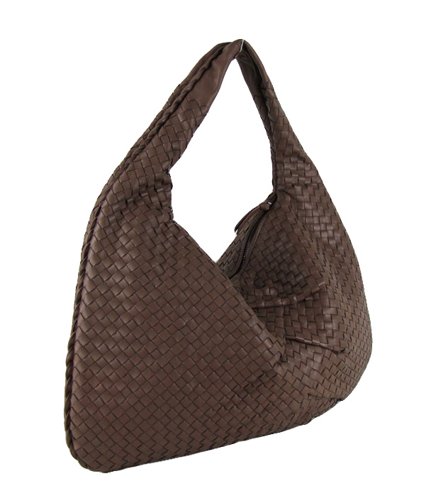 Bottega Veneta Shopping Bag Nappa Woven Pleat Tote Bag 5093 coffee - Click Image to Close